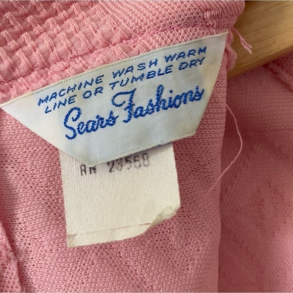 Vintage 60s Barbie Pink Dress Mod Barbiecore Long Sleeve Mini Small to Medium - Picture 6 of 10